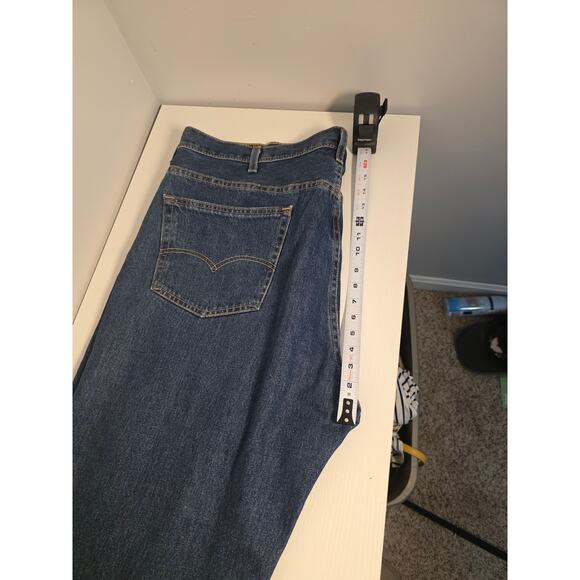 Levi's 550 Relaxed Fit men's 46x29 jeans dark wash Casual StreetWear Big&Tall - Picture 7 of 8